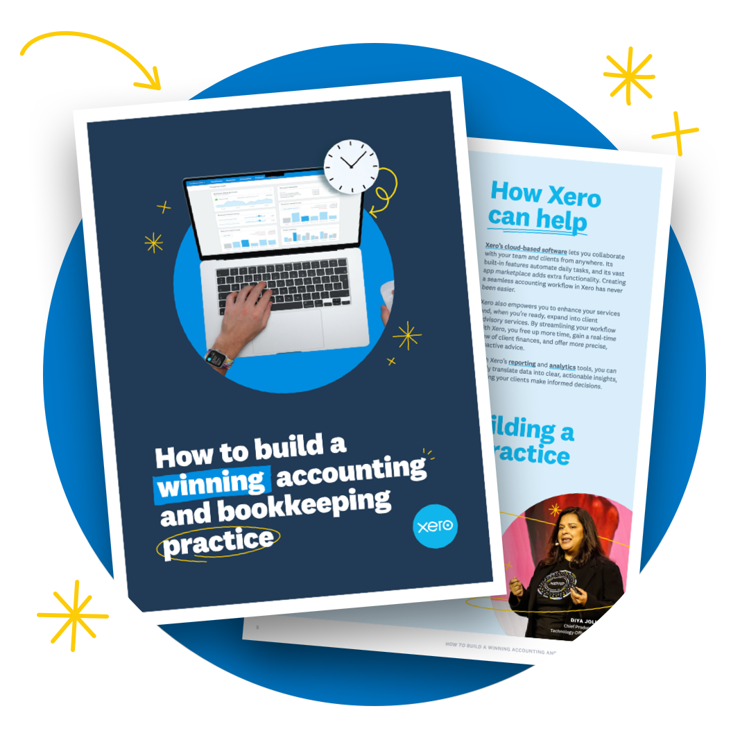 Cover of Xero’s 2024 US guide on “How to build a winning accounting and bookkeeping practice”
